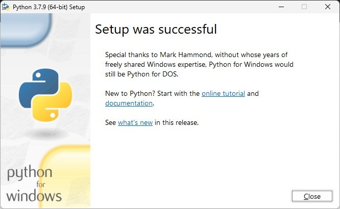 python 3.7 installation