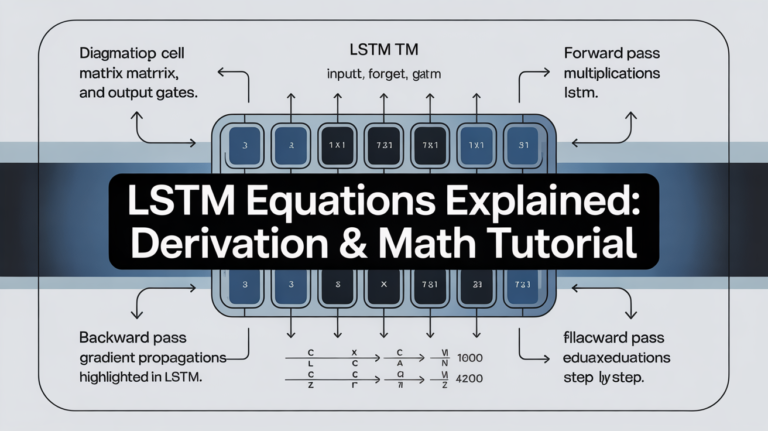 LSTM Equations Explained: Derivation & Math Tutorial