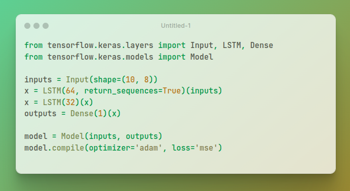 lstm tensorflow example