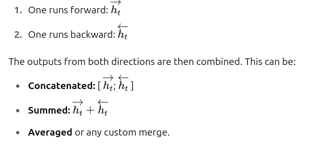 lstm birectional